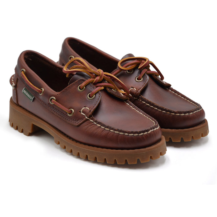 Allacciata Sebago Ranger Waxy Marrone Donna Suola Carrarmato