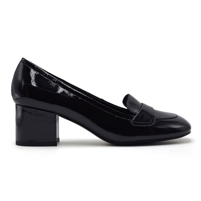 Mocassini Con Tacco Donna Bibi Lou Nero Stile Classico Elegante