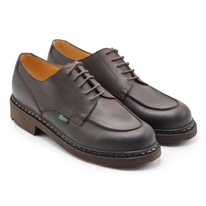 Stringata Derby Paraboot Uomo Marrone Modello Golf Chambord Tex