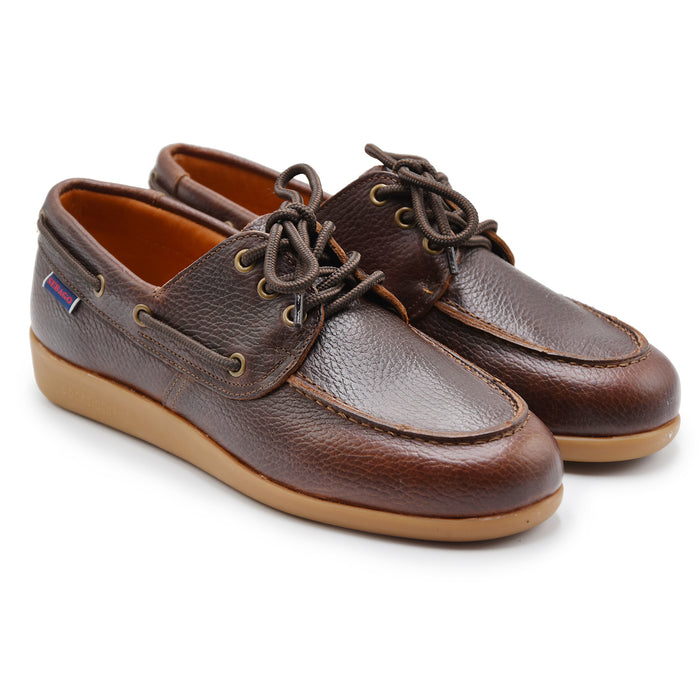 Allacciata Sebago Portland Gary Jobson Uomo Pelle Downtown Brown