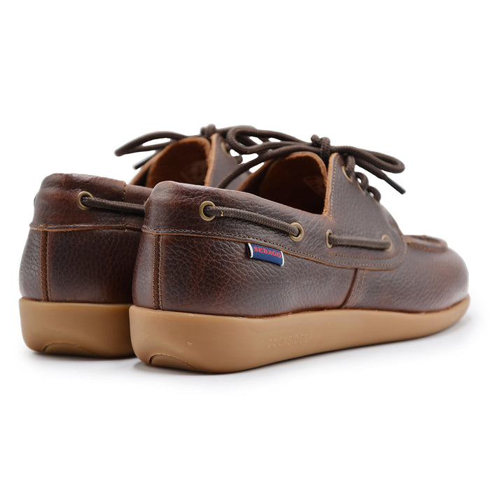 Allacciata Sebago Portland Gary Jobson Uomo Pelle Downtown Brown