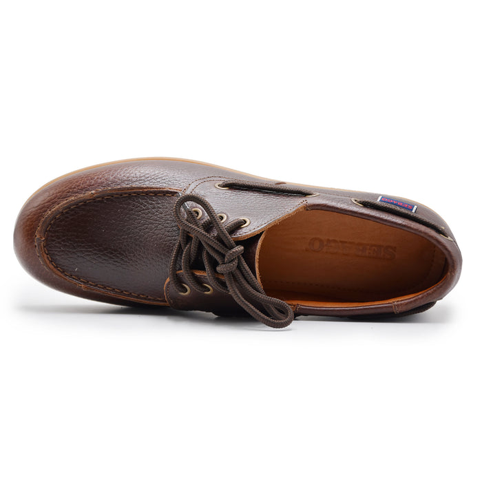 Allacciata Sebago Portland Gary Jobson Uomo Pelle Downtown Brown