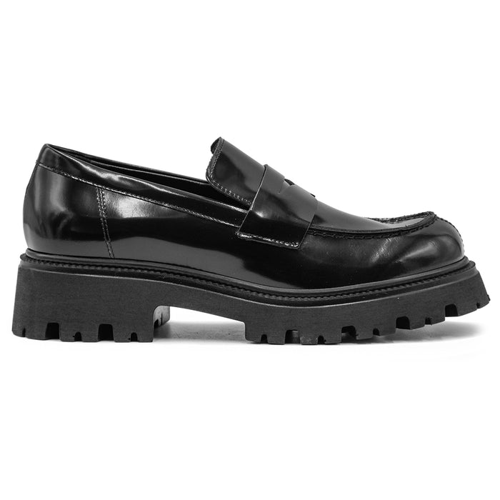 Mocassini Nero Asport Dalla Suola Robusta Riccardo P. Donna