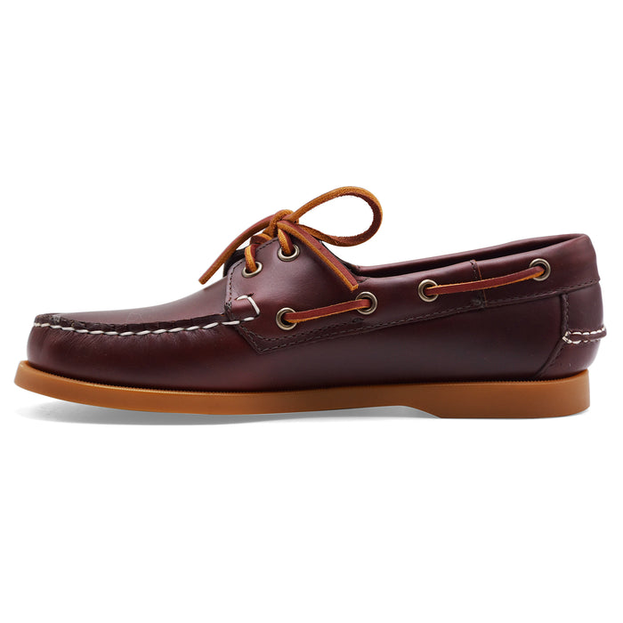 Sebago Donna Scarpe Da Barca DOCKSIDES PORTLAND WAXED Pelle Cuoio