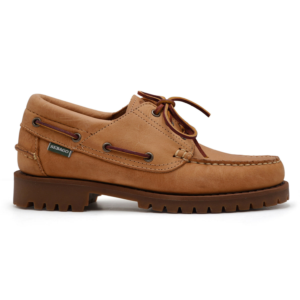 Sebago Acadia Crazy Horse Leather Lace-Up Men's Brown Tan | Sabot Arezzo