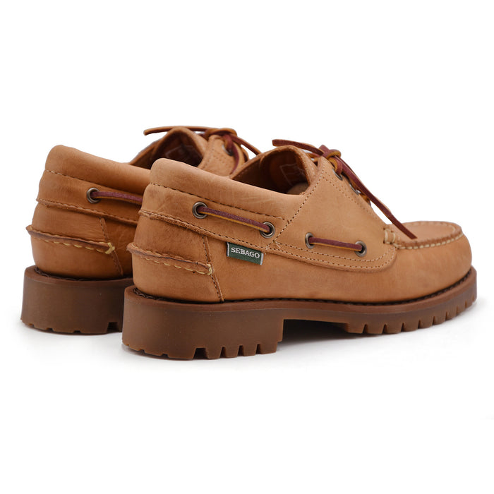 Allacciata Sebago Acadia Crazy Horse Uomo In Pelle Brown Tan