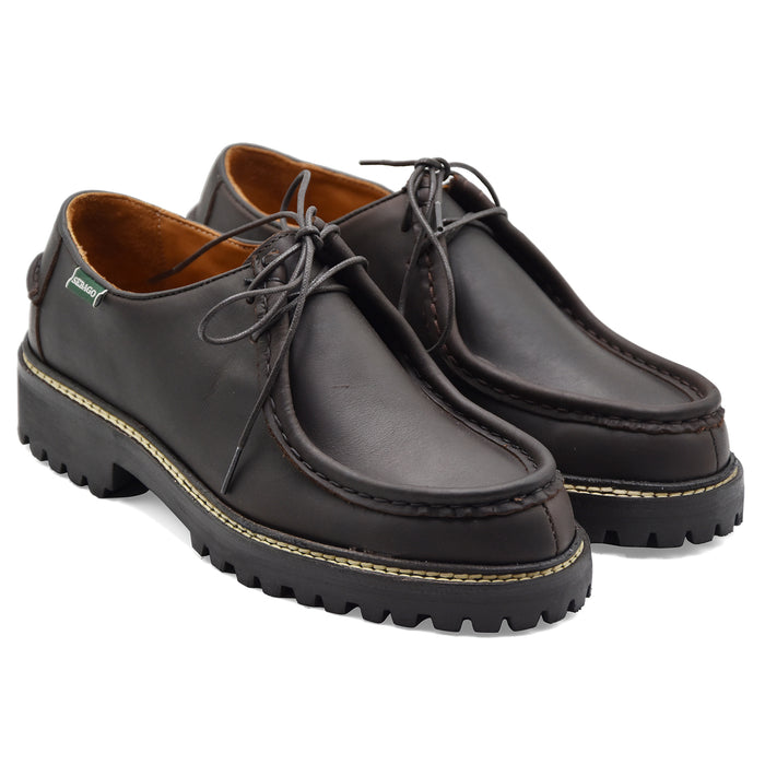 Allacciate Norvegesi Uomo Sebago Pelle Testa Di Moro OPAL LUG