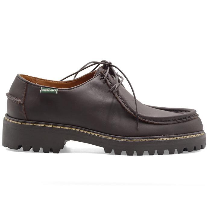 Allacciate Norvegesi Uomo Sebago Pelle Testa Di Moro OPAL LUG