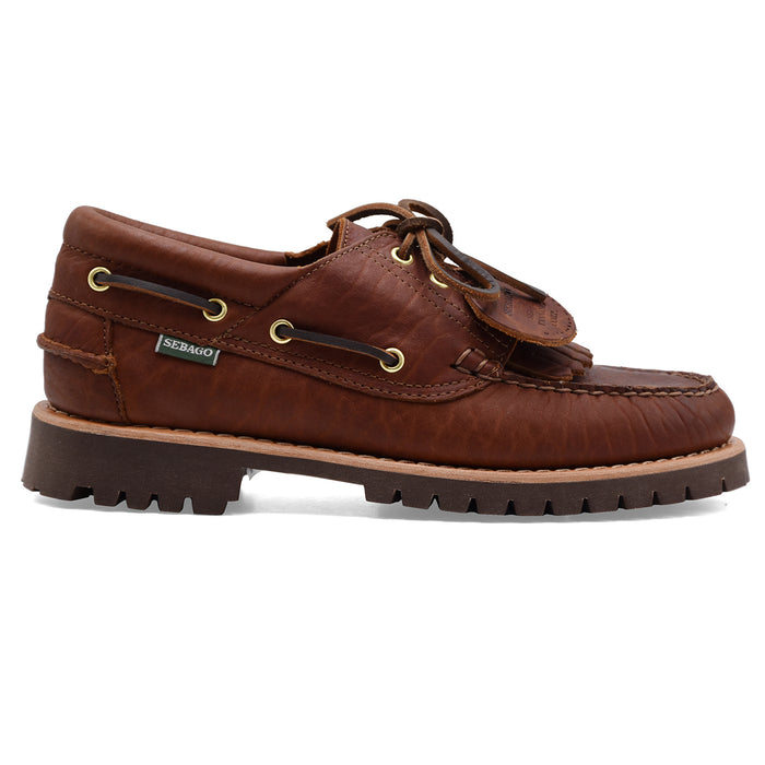 Allacciata Sebago Acadia Premium Uomo Brown Burgundy Carrarmato