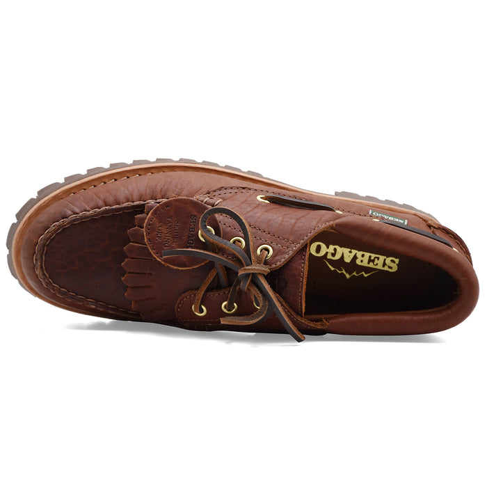 Allacciata Sebago Acadia Premium Uomo Brown Burgundy Carrarmato