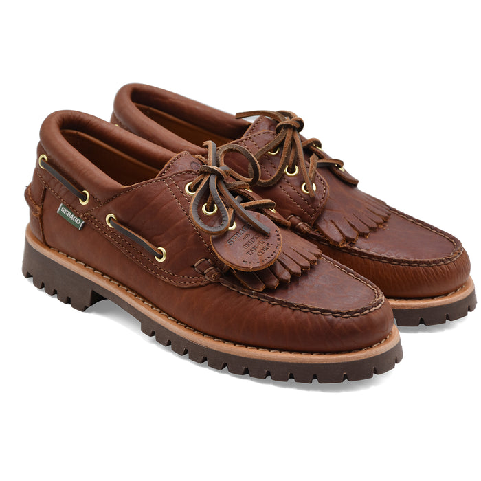 Allacciata Sebago Acadia Premium Uomo Brown Burgundy Carrarmato