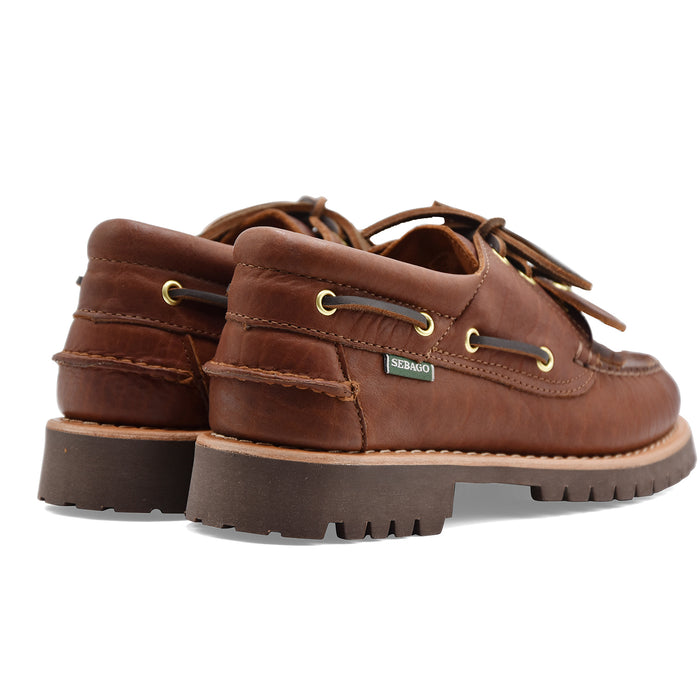 Allacciata Sebago Acadia Premium Uomo Brown Burgundy Carrarmato