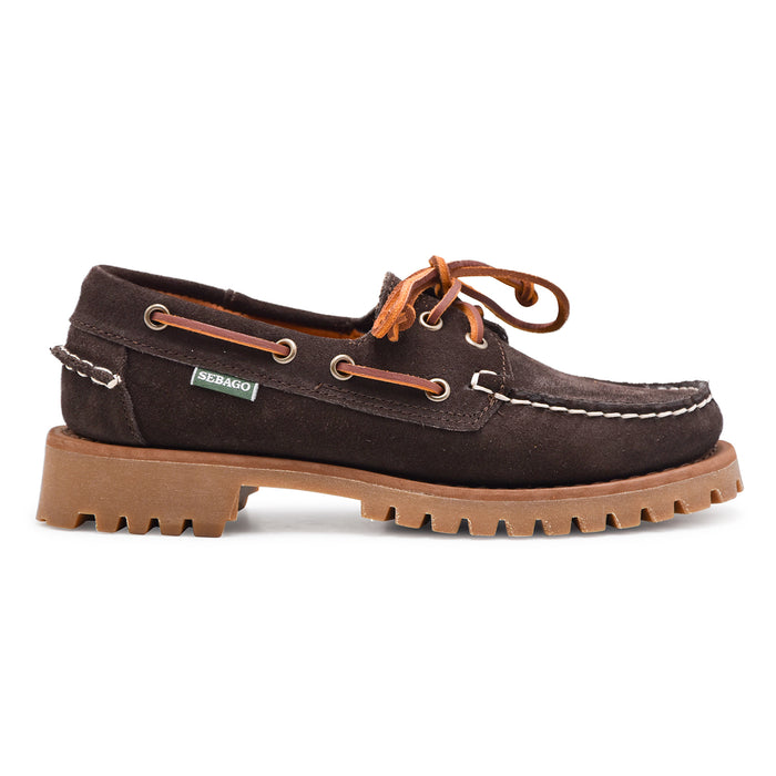 Allacciate Sebago Donna Pelle Scamosciata Marrone Ranger Suede