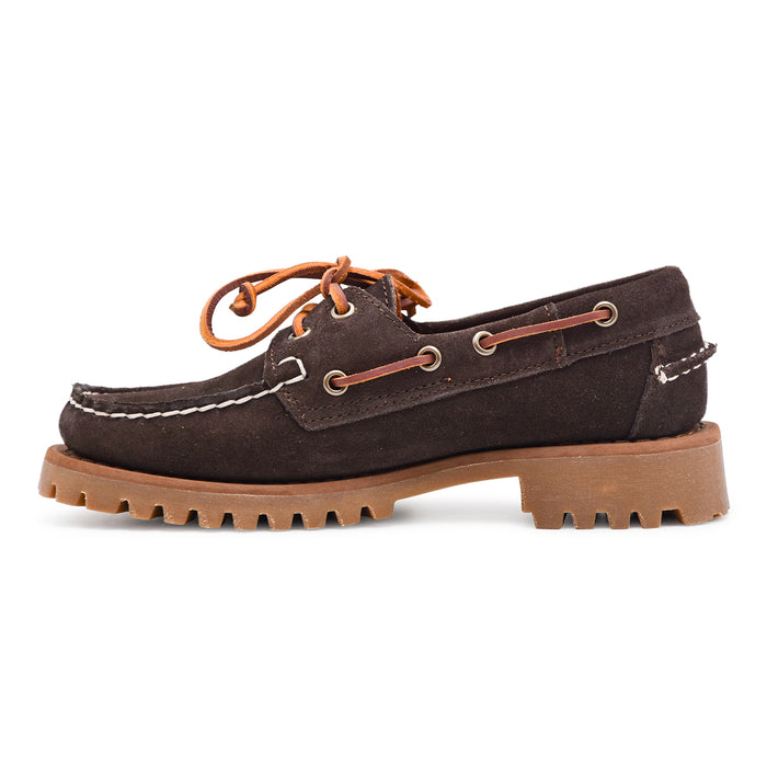 Allacciate Sebago Donna Pelle Scamosciata Marrone Ranger Suede