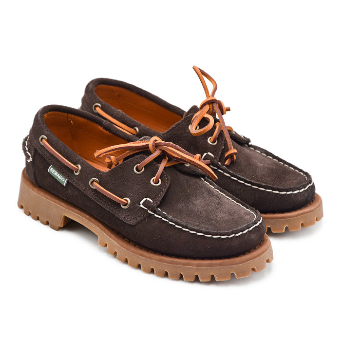 Allacciate Sebago Donna Pelle Scamosciata Marrone Ranger Suede