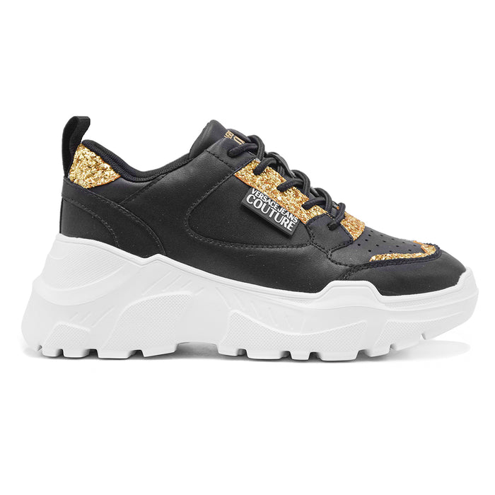 Sneakers Versace Jeans Coture Nero Gold Donna Dall'Allure Sporty