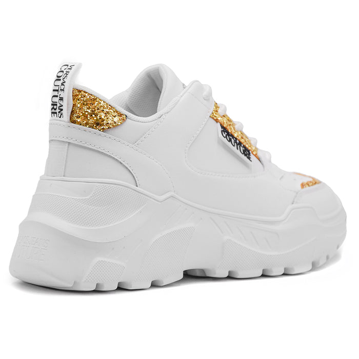 Versace Jeans Couture Sneakers Bianco Donna Con Fondo Speed Track
