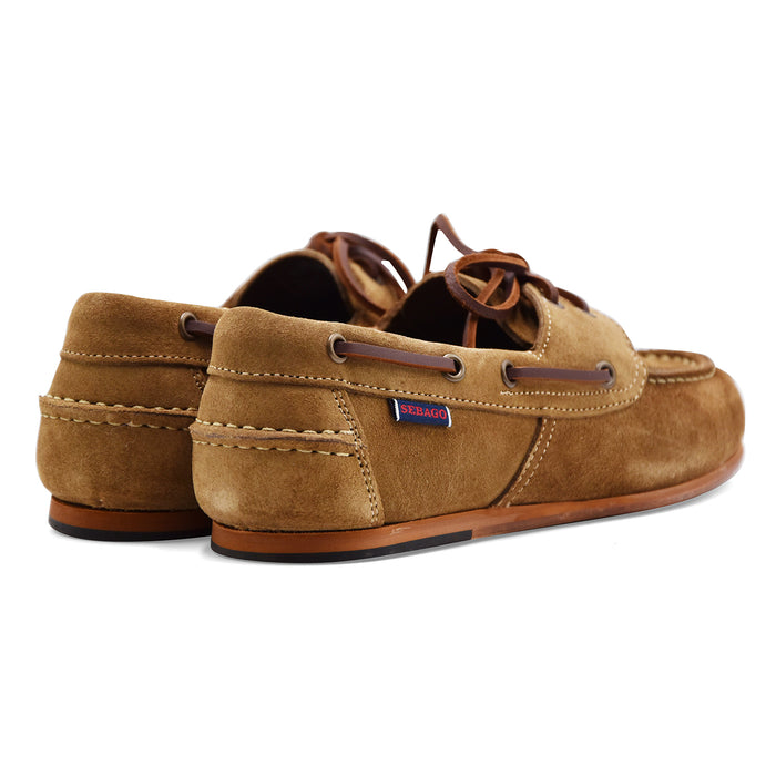 Allacciate Sebago Donna Owen D'Archivio In Suede Marrone Taupe