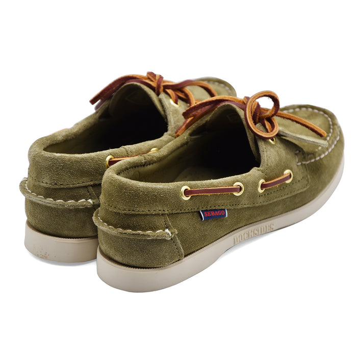 Scarpe Da Barca Donna Sebago PORTLAND ARTISAN In Camoscio Verde