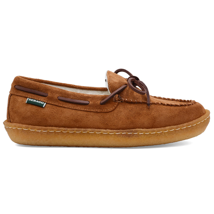 Allacciata Sebago Donna Colton Marrone Cognac Pelliccia Interna