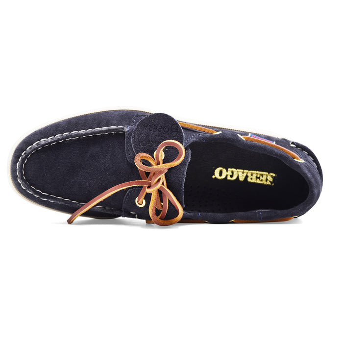 Scarpe Da Barca Uomo Sebago PORTLAND ARTISAN Camoscio Blu Scuro