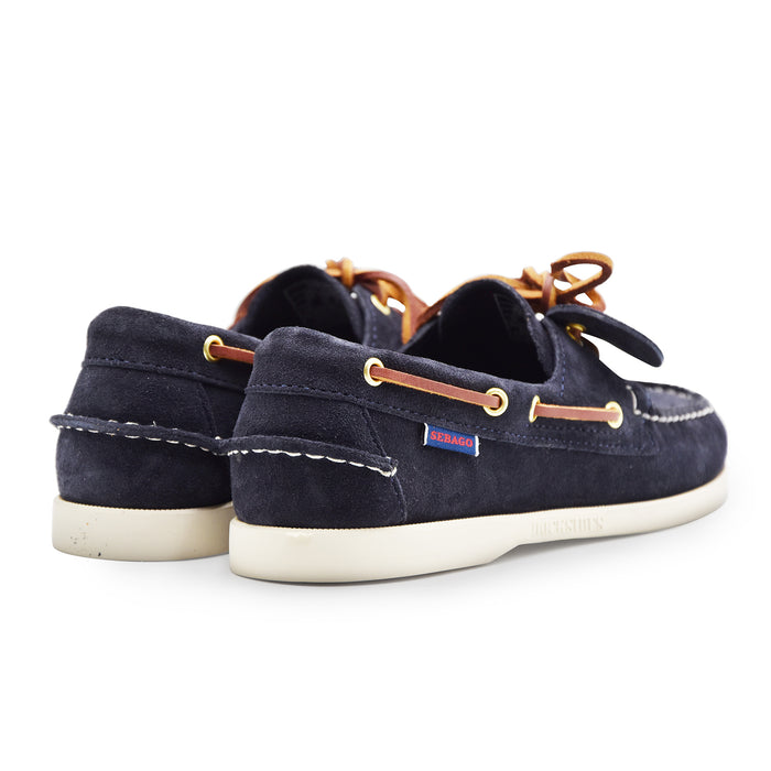Scarpe Da Barca Uomo Sebago PORTLAND ARTISAN Camoscio Blu Scuro
