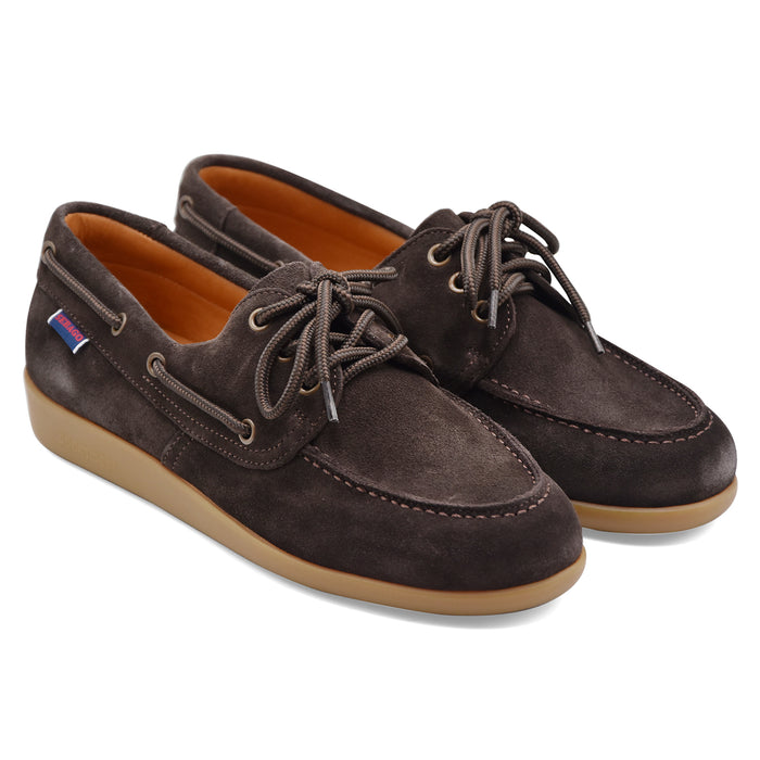 Sebago Allacciata Uomo Gary Jobson Suede Marrone Modello Iconico