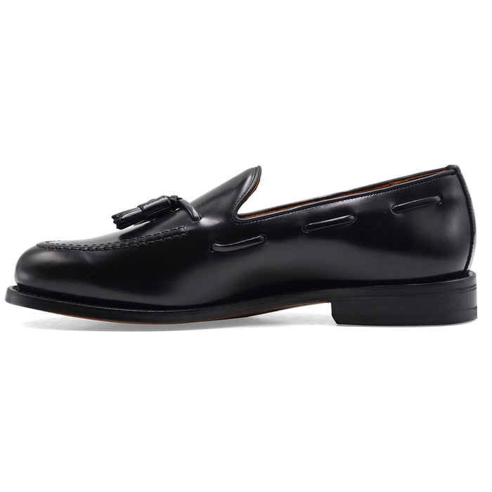 Mocassini Uomo Berwick 1707 In Pelle Nero Nappine Made In Spain