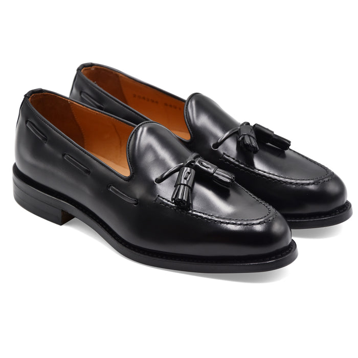 Mocassini Uomo Berwick 1707 In Pelle Nero Nappine Made In Spain