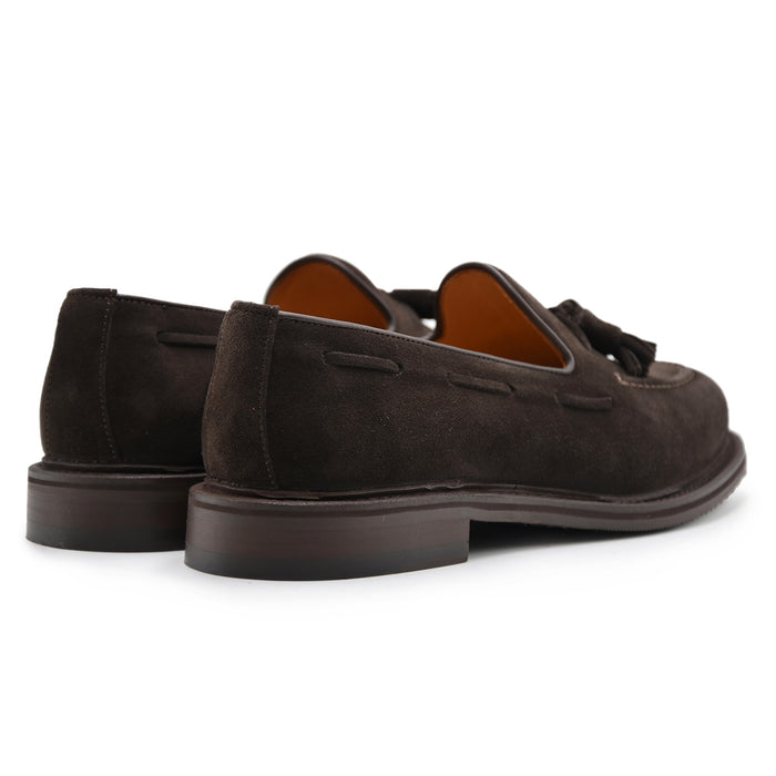 Mocassini Berwick 1707 Uomo Classici Testa Di Moro Con Nappine