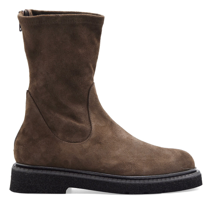 Stivaletti Guglielmo Rotta Kent Donna Camoscio Marrone Ebony