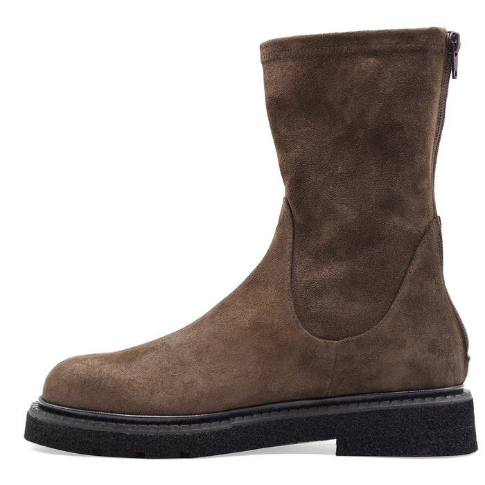 Stivaletti Guglielmo Rotta Kent Donna Camoscio Marrone Ebony