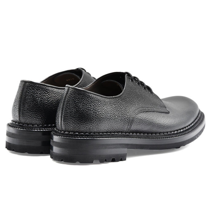 Allacciata Derby Green George Scotch Uomo Nero Pelle Martellata