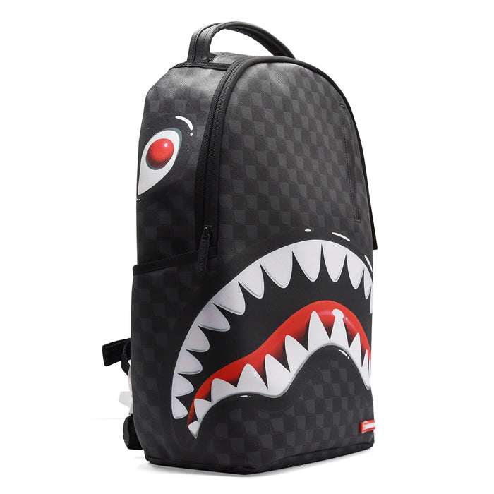 Zaino Sprayground Sharks In Paris Balloon Nero Bianco Iconico