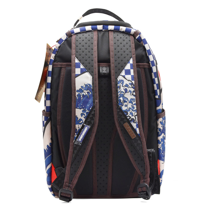 Zaino Sprayground Uni Ichimatsu-Moyo Camokawa Shark Bianco Blu