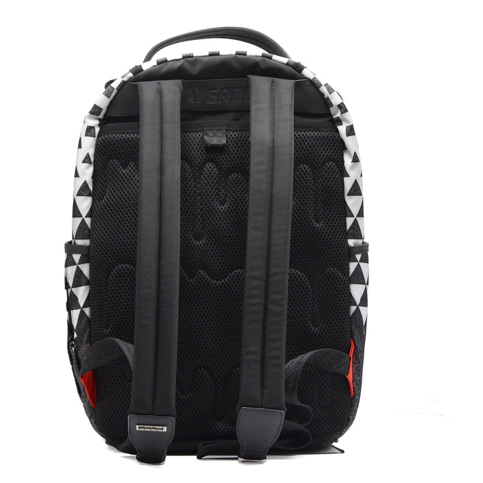 Sprayground Zaino Eschark Unisex Tessuto Resistente Bianco Nero