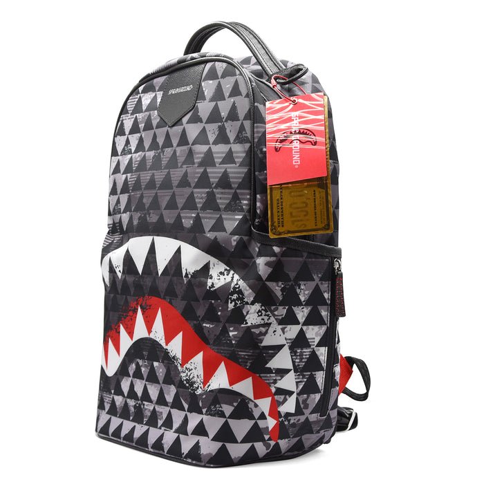 Zaino Sprayground Kahuko Niho Mano Shark Mouth Nero E Grigio
