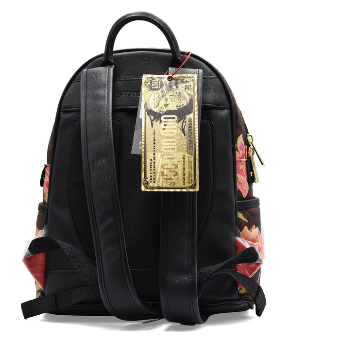 Zaino Sprayground Stile Grafico AI Henny Floral Savage Marrone