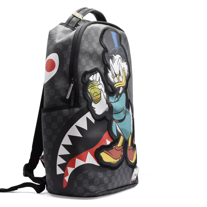 Sprayground Disney Zaino Scrooge Counting Money Ampi Scomparti