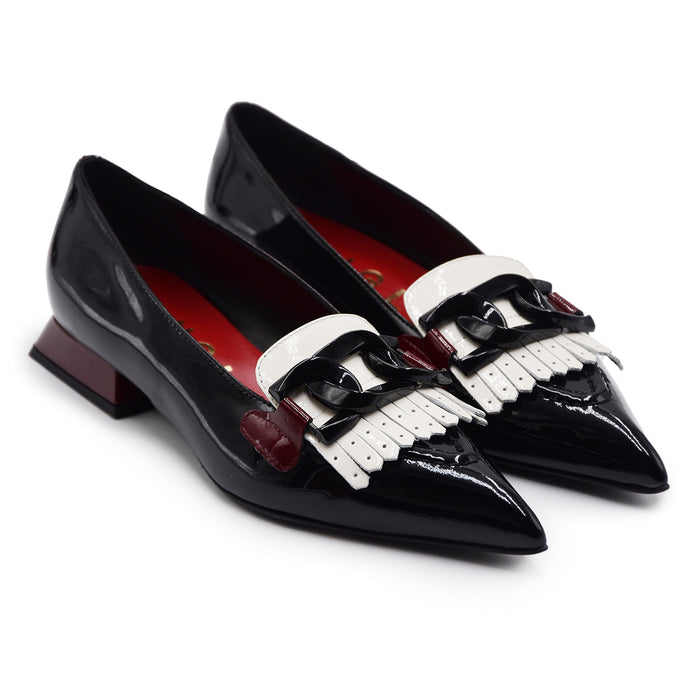 Décolleté Bruglia Milano Donna 9301 Nero In Pelle Verniciata