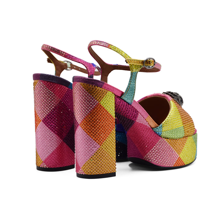 Sandali Donna Kurt Geiger Kensington Platform Heel Multicolor