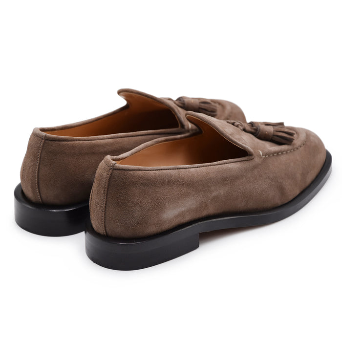 Mocassini Jubilé Donna Con Nappine In Pelle Scamosciata Taupe