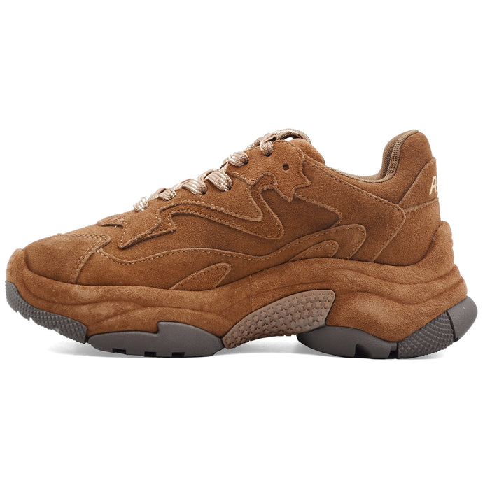 Sneakers Ash Addict Bis Donna Suede Mink Marrone Sofisticato