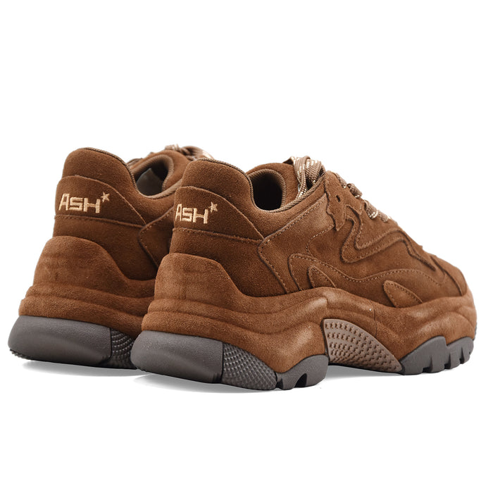 Sneakers Ash Addict Bis Donna Suede Mink Marrone Sofisticato