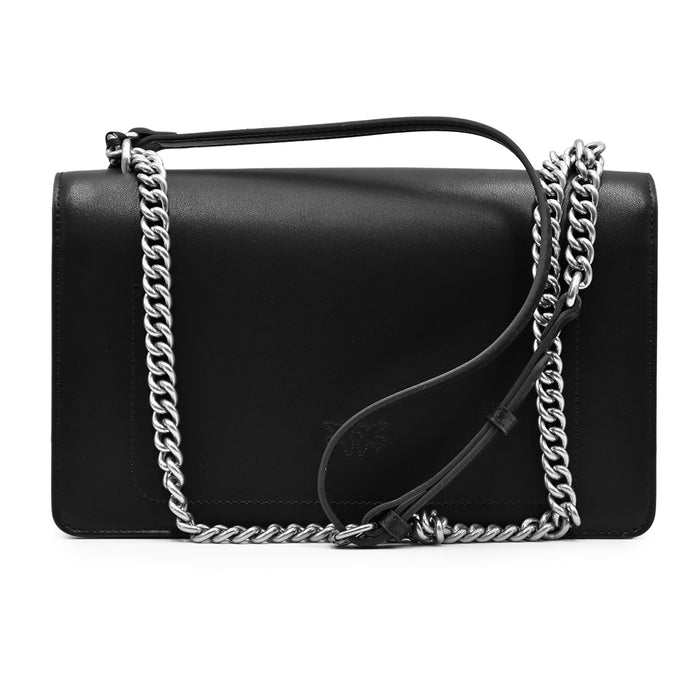 Borsa Pinko Nero Love One Classic Fibbia Love Birds Diamond Cut