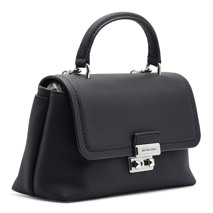 Borsa Donna Michael Kors Tribeca Media Nero Dettagli Argento