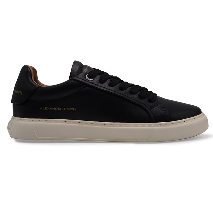 Alexander Smith Soho Men's Black Sneakers with Cosmopolitan Charm