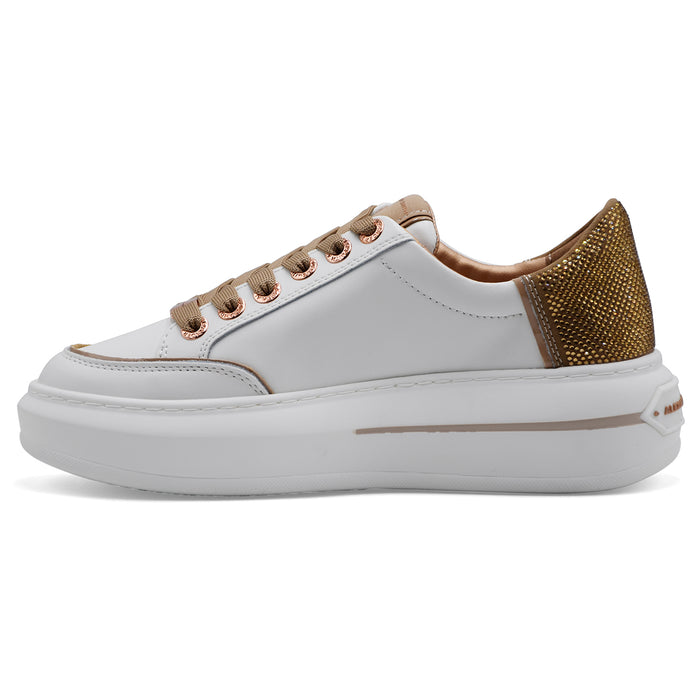 Sneakers Alexander Smith Da Donna LANCASTER In Pelle Bianca