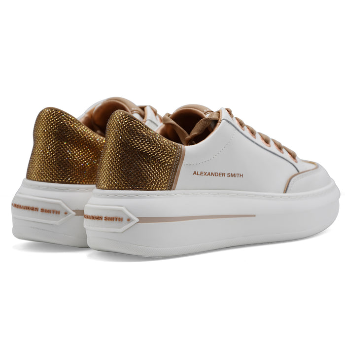 Sneakers Alexander Smith Da Donna LANCASTER In Pelle Bianca