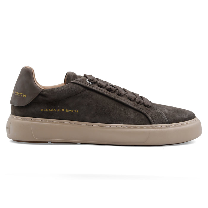 Sneakers Alexander Smith Soho Man Uomo Dark Brown In Camoscio